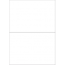 40403 - Label Size 210mm x 147.6mm - 2 label(s) per sheet 