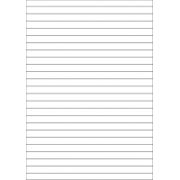 40405 - Label Size 210mm x 12mm - 23 label(s) per sheet