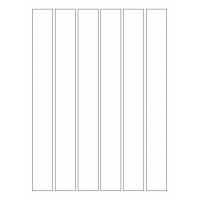 40406 - Label Size 30mm x 270mm - 6 label(s) per sheet