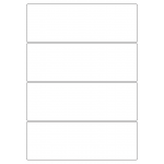 40410 - Label Size 200mm x 69mm - 4 label(s) per sheet