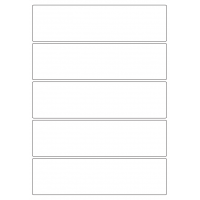 40411 - Label Size 200mm x 54mm - 5 label(s) per sheet
