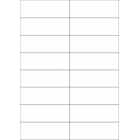40415 - Label Size 105mm x 36.9mm - 16 label(s) per sheet