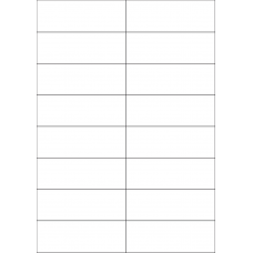 40415 - Label Size 105mm x 36.9mm - 16 label(s) per sheet 