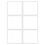 40418 - Label Size 97mm x 89mm - 6 label(s) per sheet