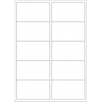 40419 - Label Size 97mm x 56.5mm - 10 label(s) per sheet