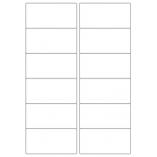 40420 - Label Size 97mm x 47.5mm - 12 label(s) per sheet 