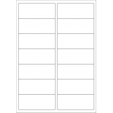 40421 - Label Size 97mm x 40mm - 14 label(s) per sheet 
