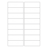 40422 - Label Size 97mm x 34mm - 16 label(s) per sheet