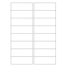 40422 - Label Size 97mm x 34mm - 16 label(s) per sheet 