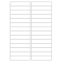 40423 - Label Size 97mm x 20mm - 28 label(s) per sheet