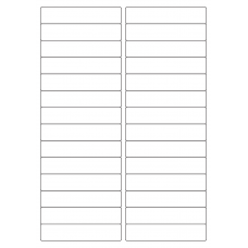40423 - Label Size 97mm x 20mm - 28 label(s) per sheet 