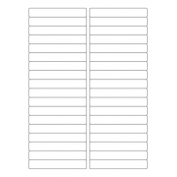 40424 - Label Size 97mm x 15mm - 36 label(s) per sheet