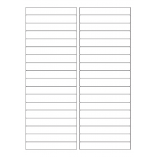40424 - Label Size 97mm x 15mm - 36 label(s) per sheet 