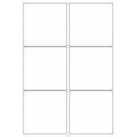 40425 - Label Size 95mm x 93mm - 6 label(s) per sheet