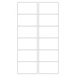 40426 - Label Size 77mm x 46.5mm - 12 label(s) per sheet
