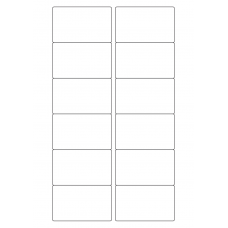 40426 - Label Size 77mm x 46.5mm - 12 label(s) per sheet 