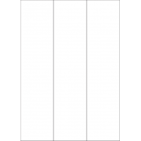 40427 - Label Size 70mm x 295.2mm - 3 label(s) per sheet