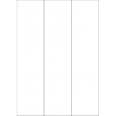 40427 - Label Size 70mm x 295.2mm - 3 label(s) per sheet 