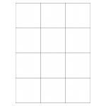 40429 - Label Size 70mm x 70mm - 12 label(s) per sheet