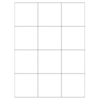 40429 - Label Size 70mm x 70mm - 12 label(s) per sheet