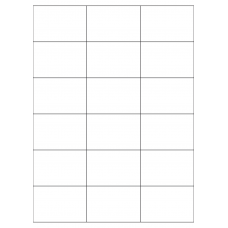 40430 - Label Size 70mm x 47mm - 18 label(s) per sheet 