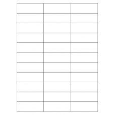 40432 - Label Size 70mm x 25.4mm - 33 label(s) per sheet 