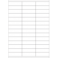 40433 - Label Size 70mm x 20mm - 42 label(s) per sheet