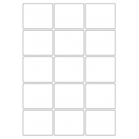 40435 - Label Size 64mm x 54mm - 15 label(s) per sheet