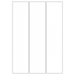 40436 - Label Size 64mm x 284mm - 3 label(s) per sheet