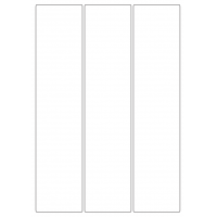 40436 - Label Size 64mm x 284mm - 3 label(s) per sheet