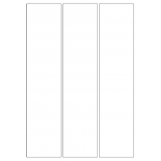 40436 - Label Size 64mm x 284mm - 3 label(s) per sheet 