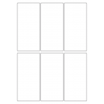 40437 - Label Size 64mm x 138mm - 6 label(s) per sheet
