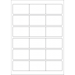 40440 - Label Size 65mm x 40mm - 18 label(s) per sheet