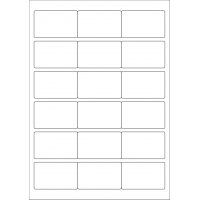 40440 - Label Size 65mm x 40mm - 18 label(s) per sheet