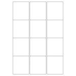 40441 - Label Size 63.5mm x 71mm - 12 label(s) per sheet