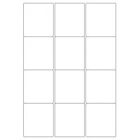 40441 - Label Size 63.5mm x 71mm - 12 label(s) per sheet