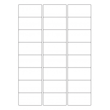 40443 - Label Size 63.5mm x 34mm - 24 label(s) per sheet 