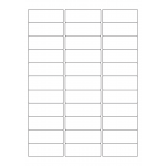 40444 - Label Size 63.5mm x 24mm - 33 label(s) per sheet
