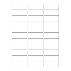 40444 - Label Size 63.5mm x 24mm - 33 label(s) per sheet 