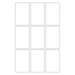 40446 - Label Size 55mm x 90mm - 9 label(s) per sheet