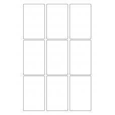 40446 - Label Size 55mm x 90mm - 9 label(s) per sheet 