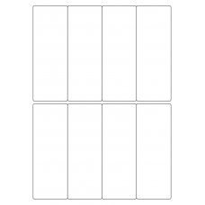 40447 - Label Size 50mm x 138mm - 8 label(s) per sheet 
