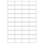 40449 - Label Size 48.5mm x 25.4mm - 40 label(s) per sheet