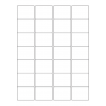 40452 - Label Size 48mm x 38mm - 28 label(s) per sheet