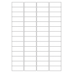 40453 - Label Size 48mm x 20mm - 56 label(s) per sheet