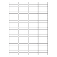 40454 - Label Size 48mm x 12mm - 92 label(s) per sheet