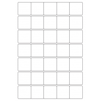 40455 - Label Size 38mm x 38mm - 35 label(s) per sheet