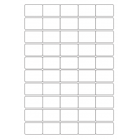 40456 - Label Size 38mm x 25.4mm - 50 label(s) per sheet