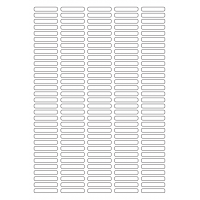 40458 - Label Size 35mm x 6mm - 155 label(s) per sheet