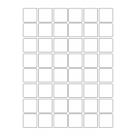 40459 - Label Size 30mm x 30mm - 48 label(s) per sheet